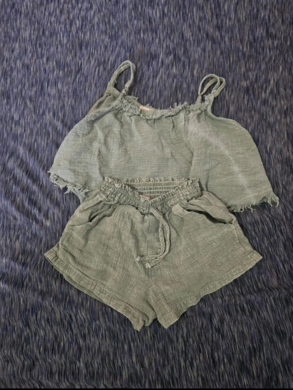 Girls set top and shorts 7/8